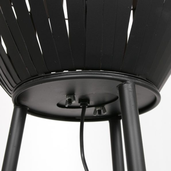 Industriell Stehlampe Kyomi  Schwarz – Bild 5