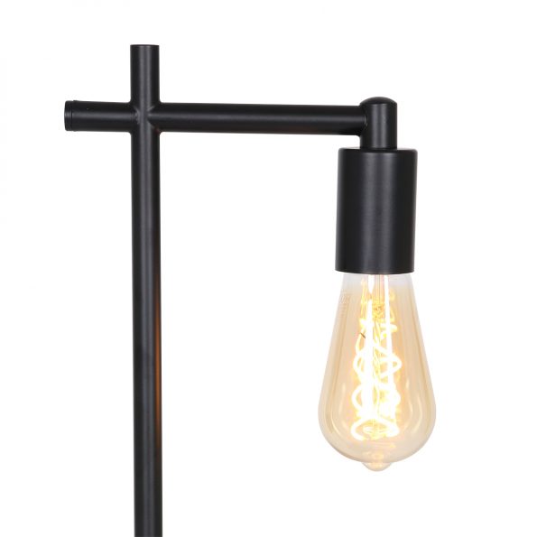 Industriell Tischlampe Corby Schwarz – Bild 2