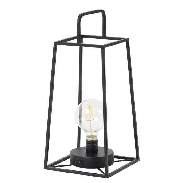 Industriell Tischlampe Fauve Schwarz