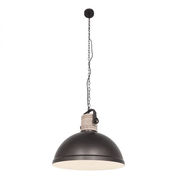 Industrielle  Pendelleuchte Gearwood Anthrazit
