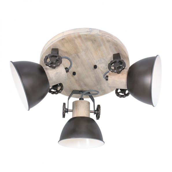 Industrielle Spot Gearwood Anthrazit Ø 38 Cm