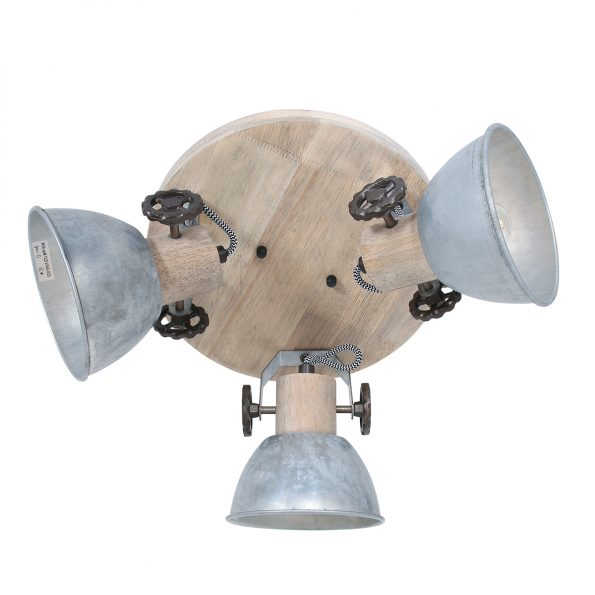 Industrielle Spot Gearwood Holz Ø 38 Cm – Bild 2