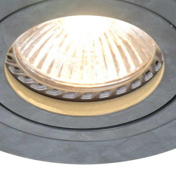 Industrielle Deckenleuchte Pelite Spot Grau Ø 10 Cm – Bild 4