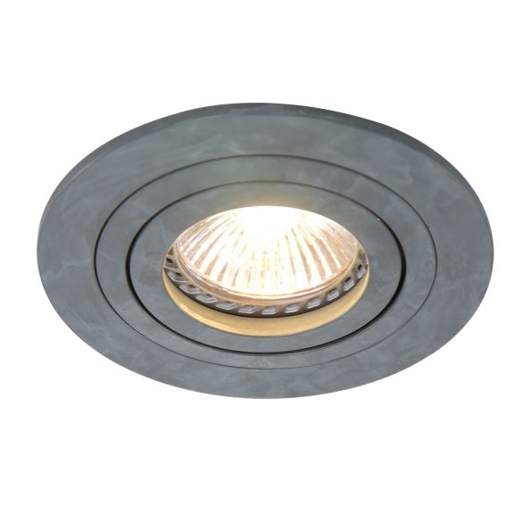 Industrielle Deckenleuchte Pelite Spot Grau Ø 10 Cm