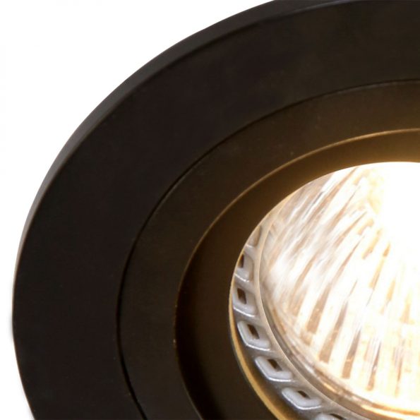 Industrielle Deckenleuchte Pelite Spot Schwarz Ø 10 Cm – Bild 3
