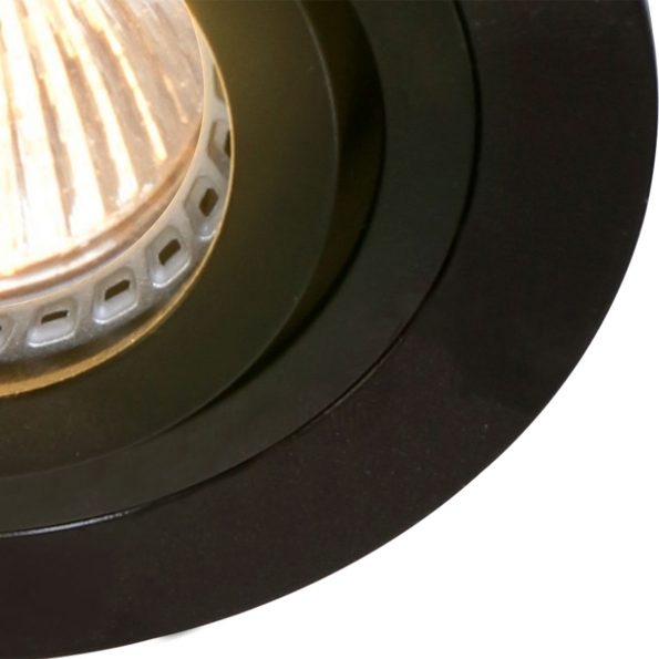 Industrielle Deckenleuchte Pelite Spot Schwarz Ø 10 Cm – Bild 5