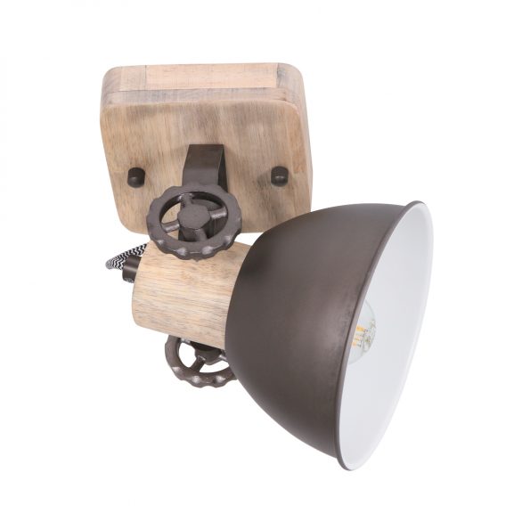 Industrielle Spot Gearwood Anthrazit
