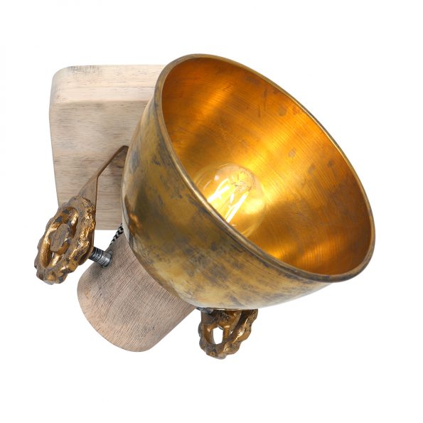 Industrielle Spot Gearwood Bronze – Bild 2