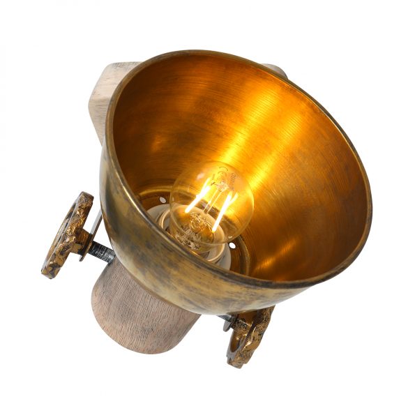 Industrielle Spot Gearwood Bronze – Bild 9