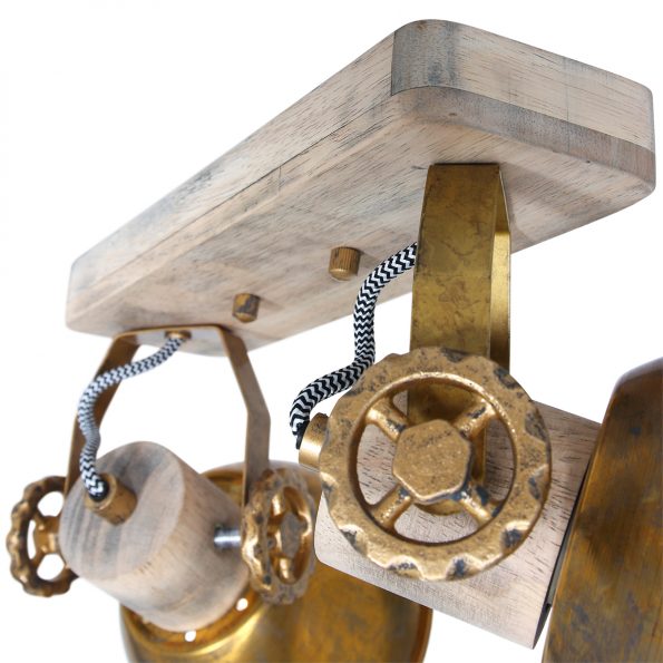 Industrielle Spot Gearwood Bronze – Bild 13