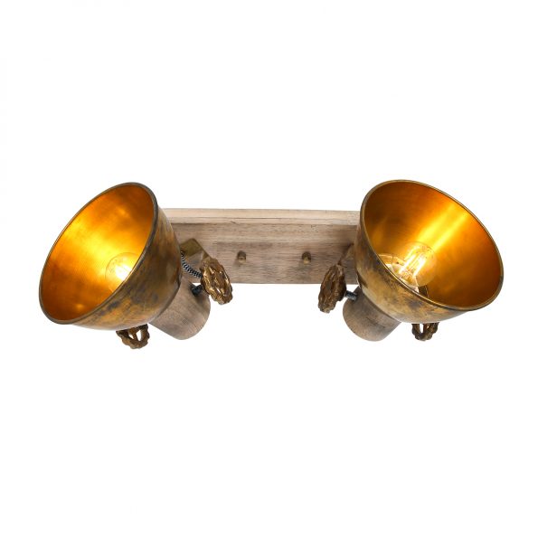 Industrielle Spot Gearwood Bronze – Bild 14