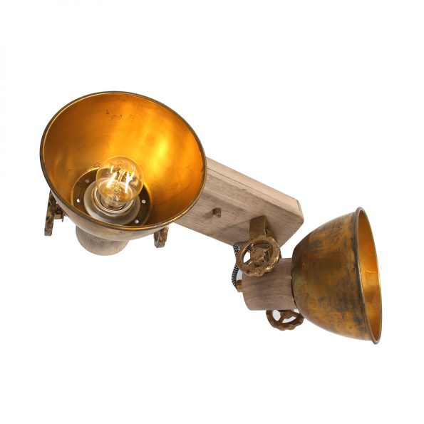 Industrielle Spot Gearwood Bronze
