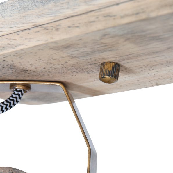 Industrielle Spot Gearwood Bronze – Bild 5