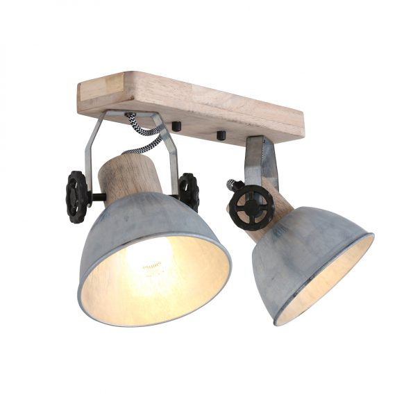 Industrielle Spot Gearwood Holz – Bild 2