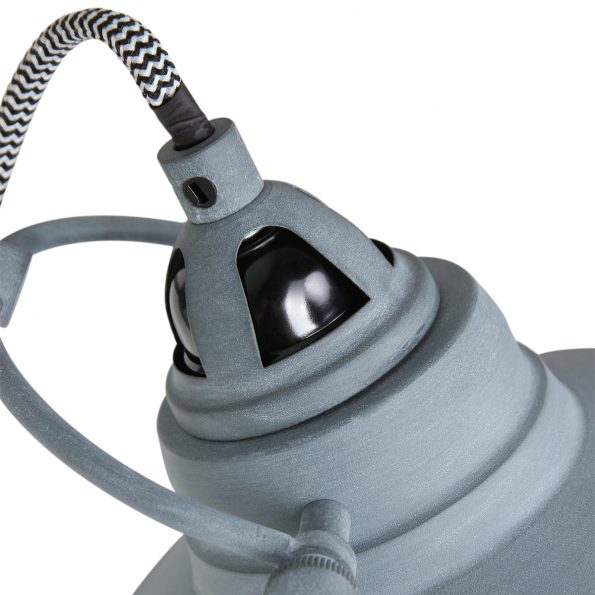 Industrielle Wandleuchte Nove Grau Ø 18 Cm – Bild 2