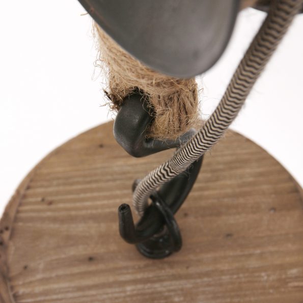 Industrielle Pendelleuchte Liberty Bell Holz Ø 40 Cm – Bild 15