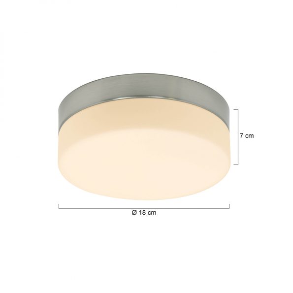 Industrielle Deckenleuchte Ikaro Stahl Ø 18 Cm – Bild 5