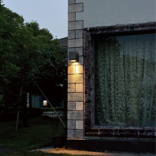 Industrielle Außenleuchte Buitenlampen Schwarz – Bild 2