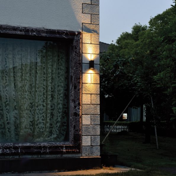 Industrielle Außenleuchte Buitenlampen Schwarz – Bild 2
