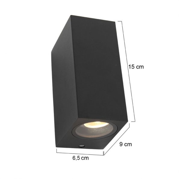 Industrielle Außenleuchte Buitenlampen Schwarz – Bild 8