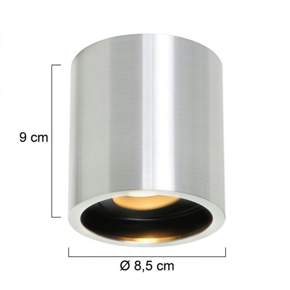 Industrielle Spot Pelite Spot Stahl Ø 8,5 Cm – Bild 7
