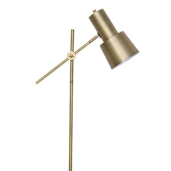 Industrie Stehlampe Gold-1951GO