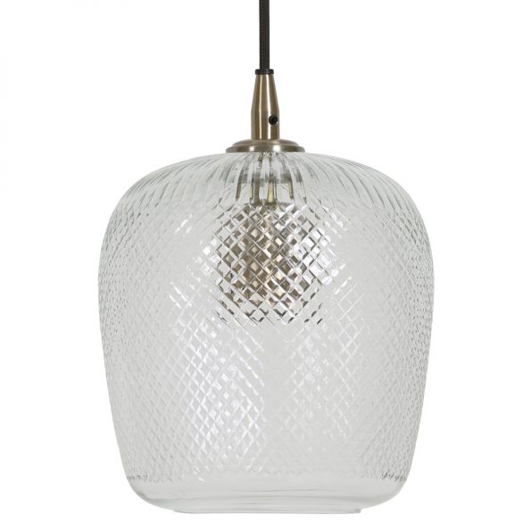 Industrielle Pendelleuchte Transparent-1987BR