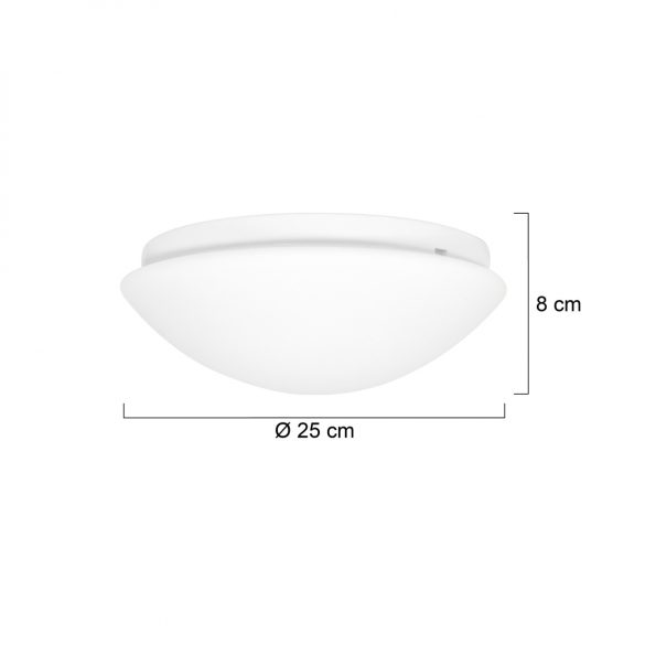 Industrielle Deckenleuchte Ceiling And Wall Weiß Ø 25 Cm – Bild 6