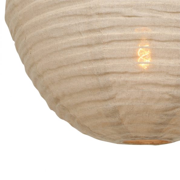 Industrielle Pendelleuchte Bangalore Beige Ø 70 Cm – Bild 8
