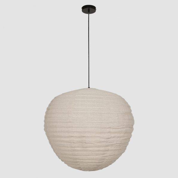 Industrielle Pendelleuchte Bangalore Beige Ø 70 Cm – Bild 11