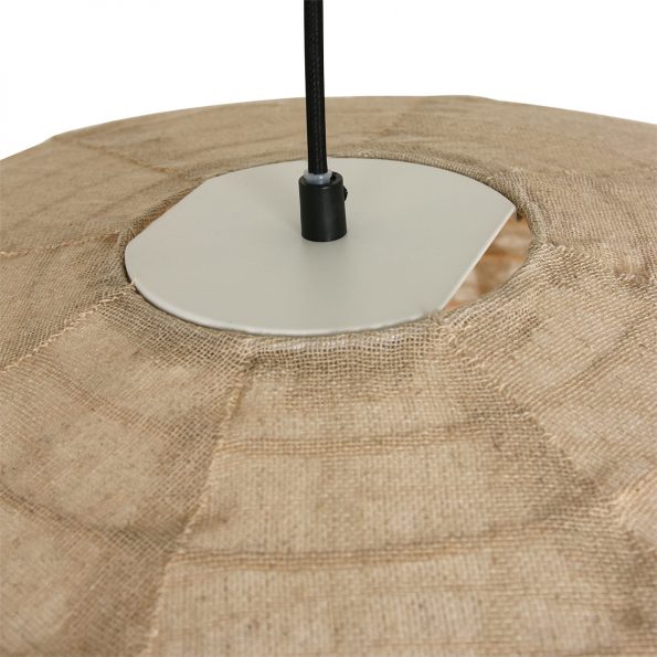 Industrielle Pendelleuchte Bangalore Beige Ø 70 Cm – Bild 3