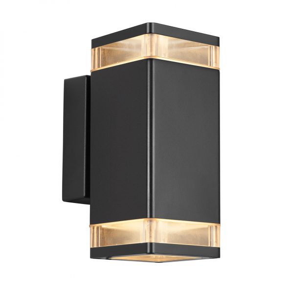 Industrielle Wandlampe Elm Schwarz – Bild 2