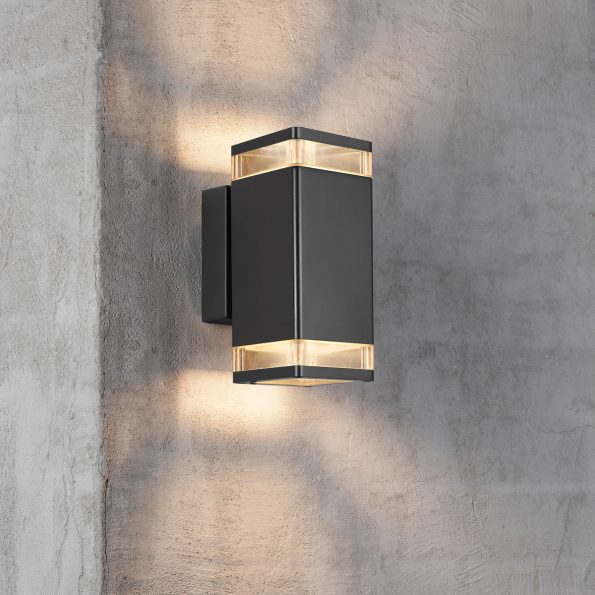 Industrielle Wandlampe Elm Schwarz – Bild 4