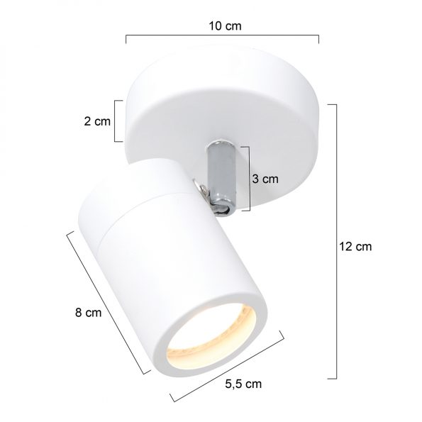 Industrielle Spot Upround LED Weiß Ø 10 Cm – Bild 4