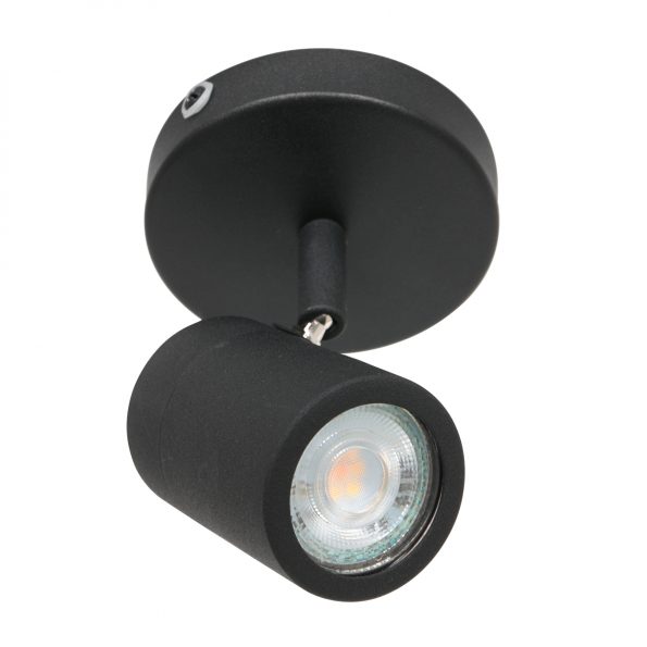 Industrielle Spot Upround LED Schwarz Ø 10 Cm – Bild 2