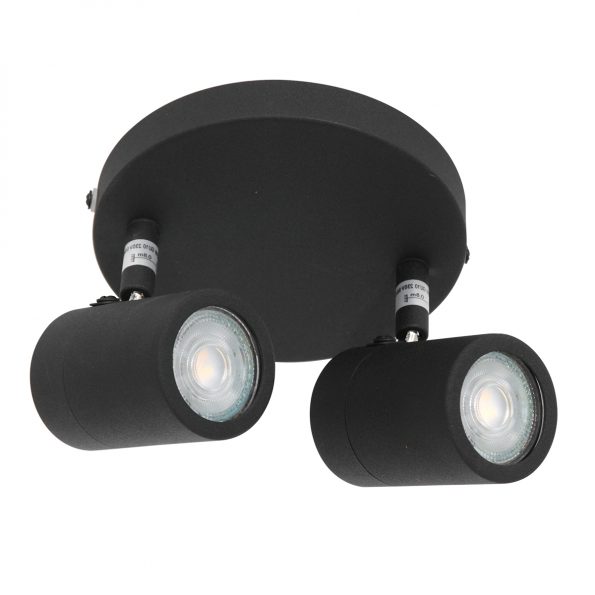 Industrielle Spot Upround LED Schwarz Ø 24 Cm – Bild 2