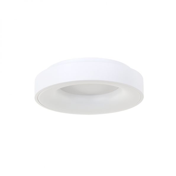 Industrielle Deckenleuchte Ringlede Weiß Ø 38 Cm – Bild 2