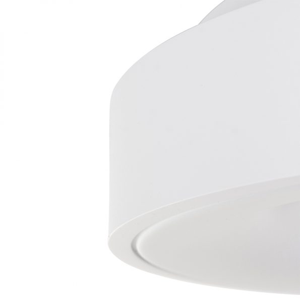 Industrielle Deckenleuchte Ringlede Weiß Ø 38 Cm – Bild 6