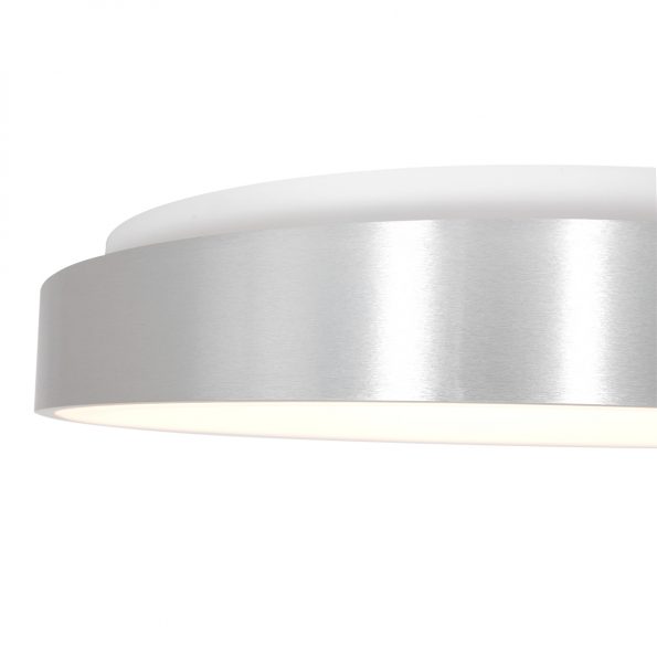 Industrielle Deckenleuchte Ringlede Silber Ø 38 Cm – Bild 5