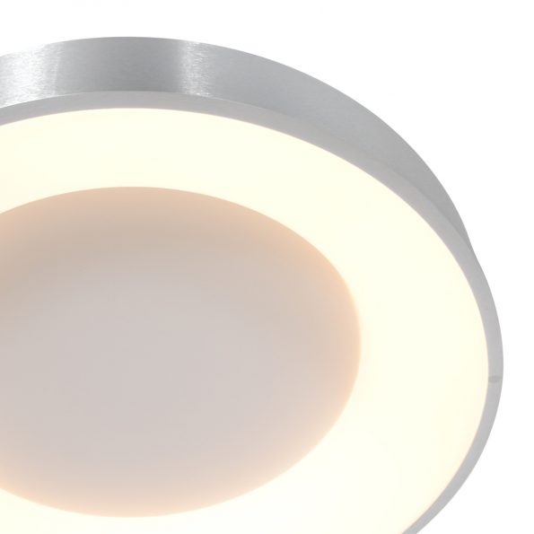 Industrielle Deckenleuchte Ringlede Silber Ø 38 Cm – Bild 7