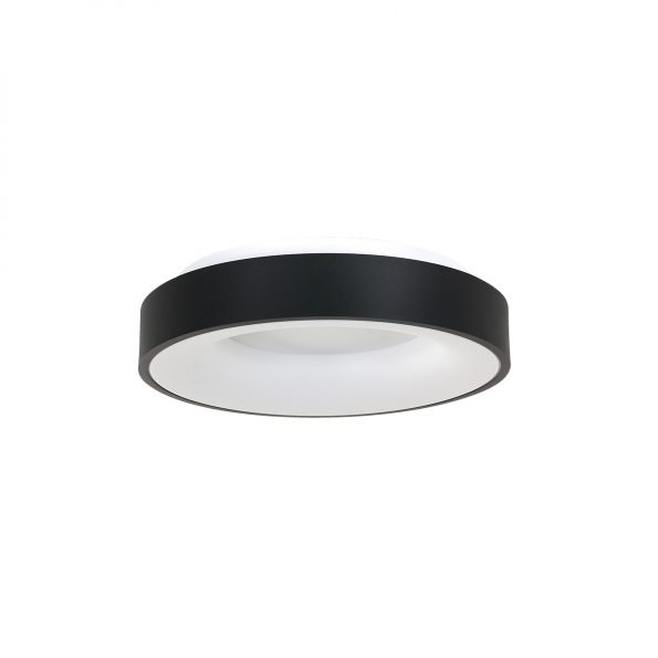 Industrielle Deckenleuchte Ringlede Schwarz Ø 38 Cm – Bild 2