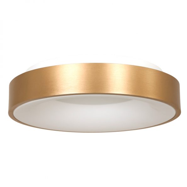 Industrielle Deckenleuchte Ringlede Gold Ø 48 Cm – Bild 2
