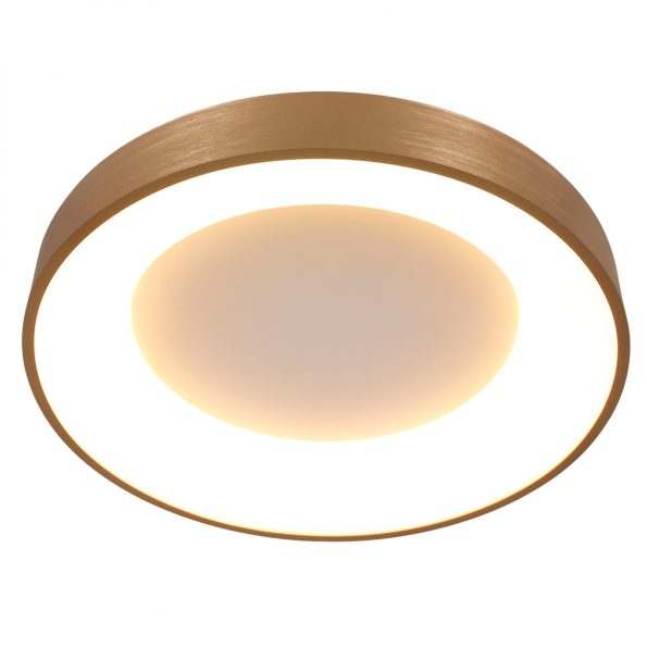 Industrielle Deckenleuchte Ringlede Gold Ø 48 Cm – Bild 9