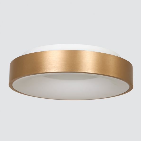 Industrielle Deckenleuchte Ringlede Gold Ø 48 Cm – Bild 12