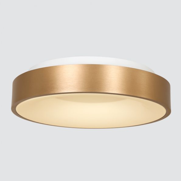 Industrielle Deckenleuchte Ringlede Gold Ø 48 Cm – Bild 13