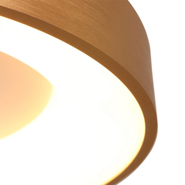 Industrielle Deckenleuchte Ringlede Gold Ø 48 Cm – Bild 5