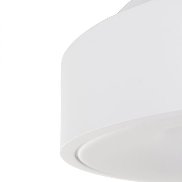 Industrielle Deckenleuchte Ringlede Weiß Ø 48 Cm – Bild 6