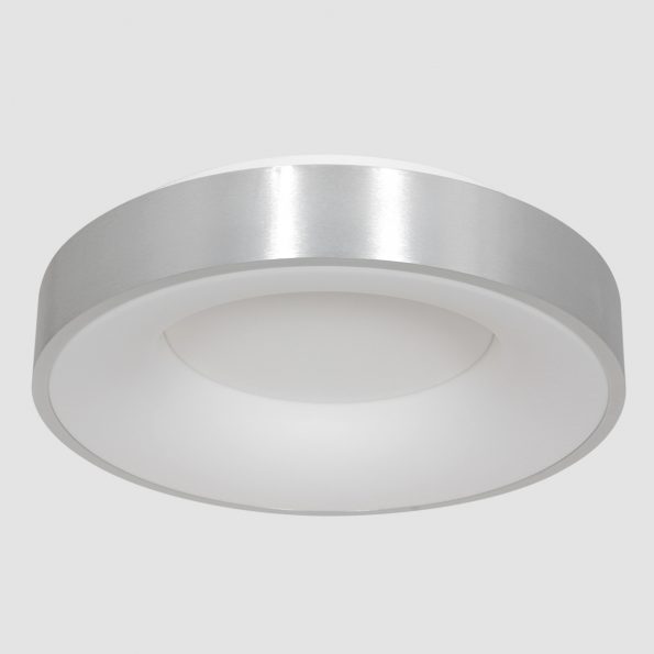 Industrielle Deckenleuchte Ringlede Silber Ø 48 Cm – Bild 11