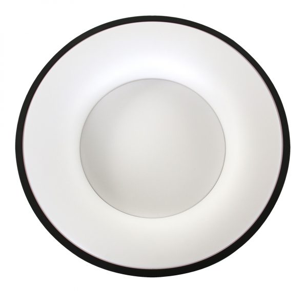 Industrielle Deckenleuchte Ringlede Schwarz Ø 48 Cm – Bild 11