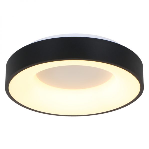Industrielle Deckenleuchte Ringlede Schwarz Ø 48 Cm – Bild 13